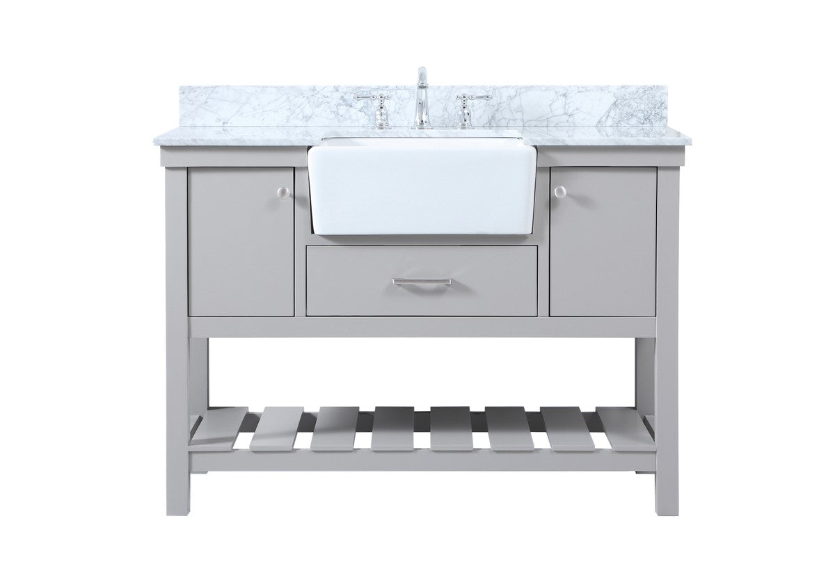 Elegant Lighting - VF60148GR-BS - Single Bathroom Vanity - Clement - grey