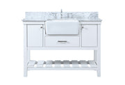 Elegant Lighting - VF60148WH-BS - Single Bathroom Vanity - Clement - white