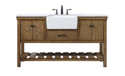Elegant Lighting - VF60160DW - Single Bathroom Vanity - Clement - driftwood