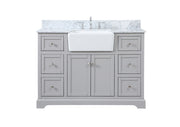 Elegant Lighting - VF60248GR-BS - Single Bathroom Vanity - Franklin - grey