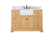 Elegant Lighting - VF60248NW-BS - Single Bathroom Vanity - Franklin - natural wood