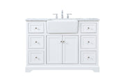 Elegant Lighting - VF60248WH - Single Bathroom Vanity - Franklin - white