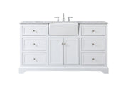Elegant Lighting - VF60260WH - Single Bathroom Vanity - Franklin - white