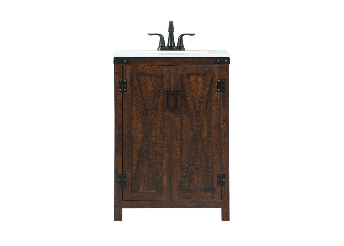 Elegant Lighting - VF90224EX - Single Bathroom Vanity - Grant - expresso