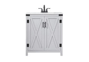 Elegant Lighting - VF90230GR - Single Bathroom Vanity - Grant - grey