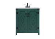 Elegant Lighting - VF90230MGN - Single Bathroom Vanity - Grant - green