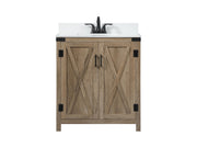 Elegant Lighting - VF90230NT-BS - Single Bathroom Vanity - Grant - natural oak