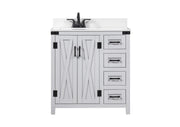 Elegant Lighting - VF90232GR-BS - Single Bathroom Vanity - Grant - grey