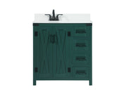 Elegant Lighting - VF90232MGN-BS - Single Bathroom Vanity - Grant - green