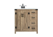 Elegant Lighting - VF90232NT - Single Bathroom Vanity - Grant - natural oak
