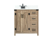 Elegant Lighting - VF90232NT-BS - Single Bathroom Vanity - Grant - natural oak