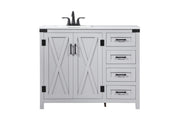 Elegant Lighting - VF90242GR - Single Bathroom Vanity - Grant - grey