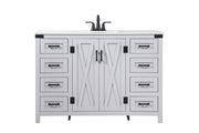 Elegant Lighting - VF90248GR - Single Bathroom Vanity - Grant - grey
