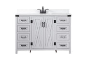 Elegant Lighting - VF90248GR-BS - Single Bathroom Vanity - Grant - grey