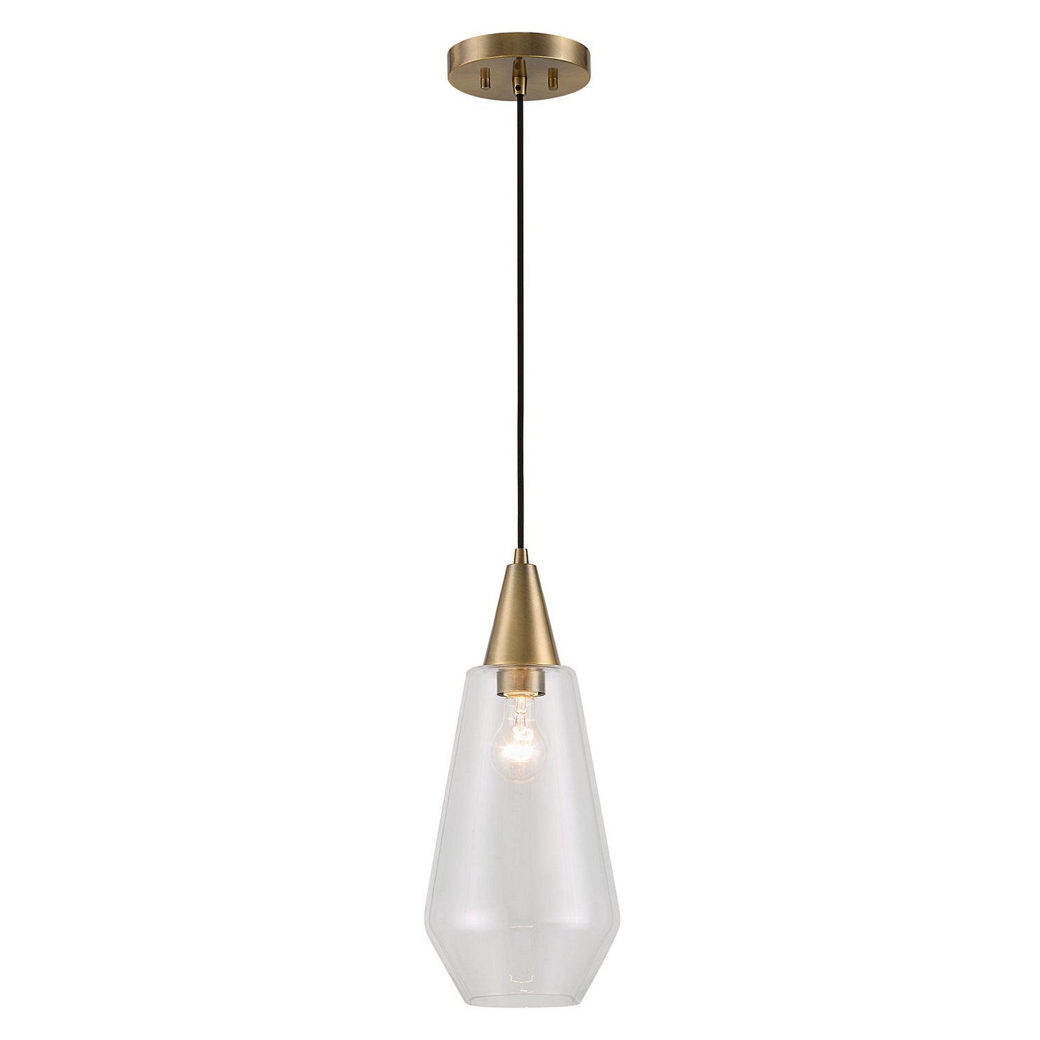 Uttermost - 21559 - One Light Mini Pendant - Eichler - Oxidized Antique Brass