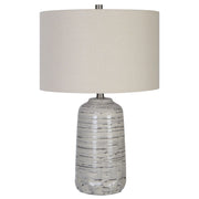 Uttermost - 30069-1 - One Light Table Lamp - Cyclone - Brushed Nickel