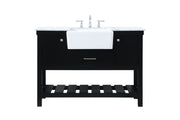 Elegant Lighting - VF60148BK - Single Bathroom Vanity - Clement - black