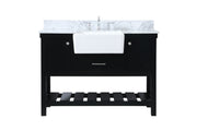 Elegant Lighting - VF60148BK-BS - Single Bathroom Vanity - Clement - black