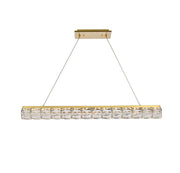 Elegant Lighting - 3501D42G - LED Linear Pendant - Valetta - Gold