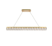 Elegant Lighting - 3501D48G - LED Linear Pendant - Valetta - Gold