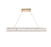 Elegant Lighting - 3502D38G - LED Linear Pendant - Monroe - Gold