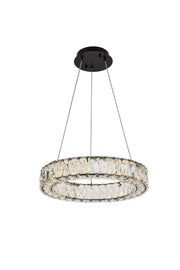Elegant Lighting - 3503D17BK - LED Pendant - Monroe - Black