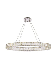 Elegant Lighting - 3503D36C - LED Pendant - Monroe - Chrome