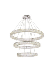 Elegant Lighting - 3503G41LC - LED Chandelier - Monroe - Chrome