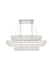 Elegant Lighting - 3504G50L3C - LED Pendant - Monroe - Chrome