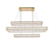 Elegant Lighting - 3504G50L3G - LED Pendant - Monroe - Gold