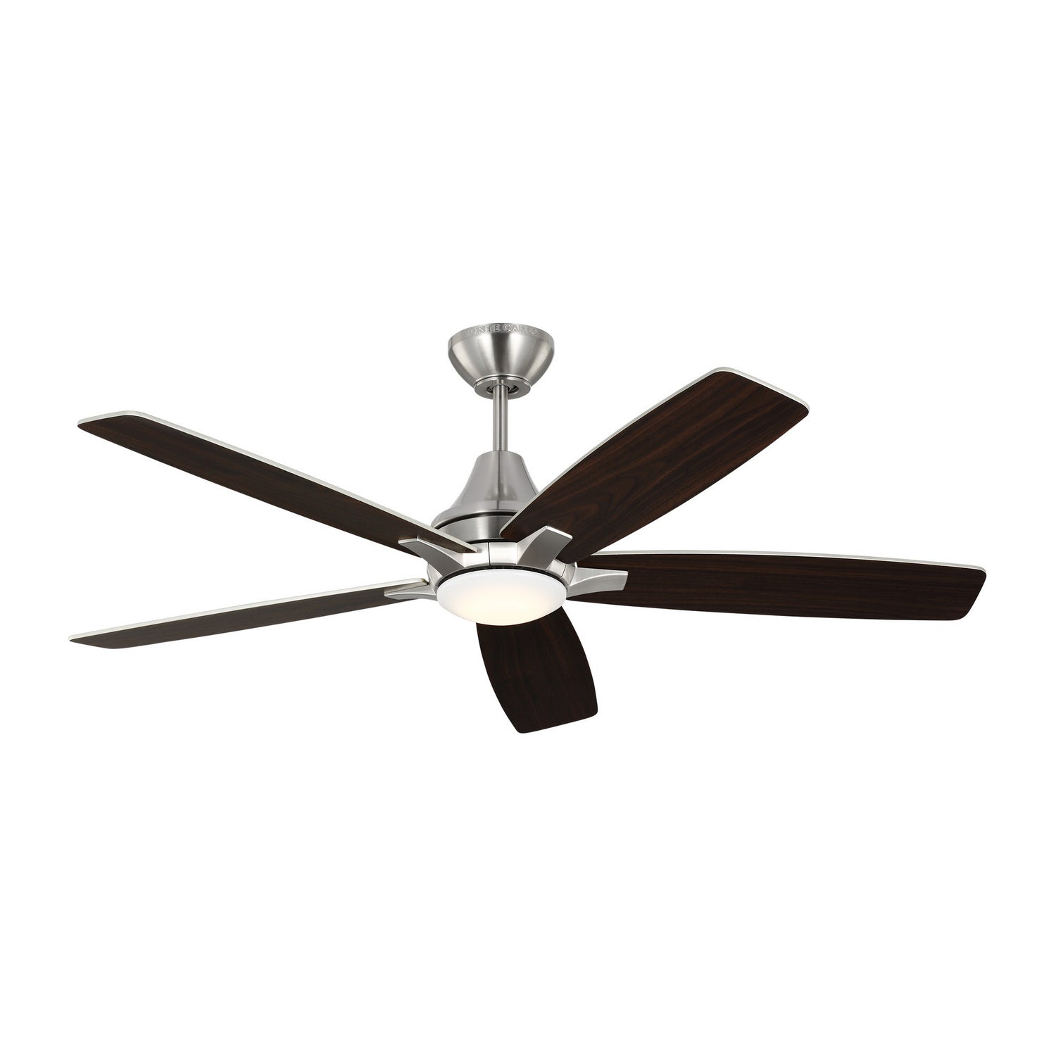 Generation Lighting - 5LWDR52BSD - 52" Ceiling Fan - Lowden - Brushed Steel