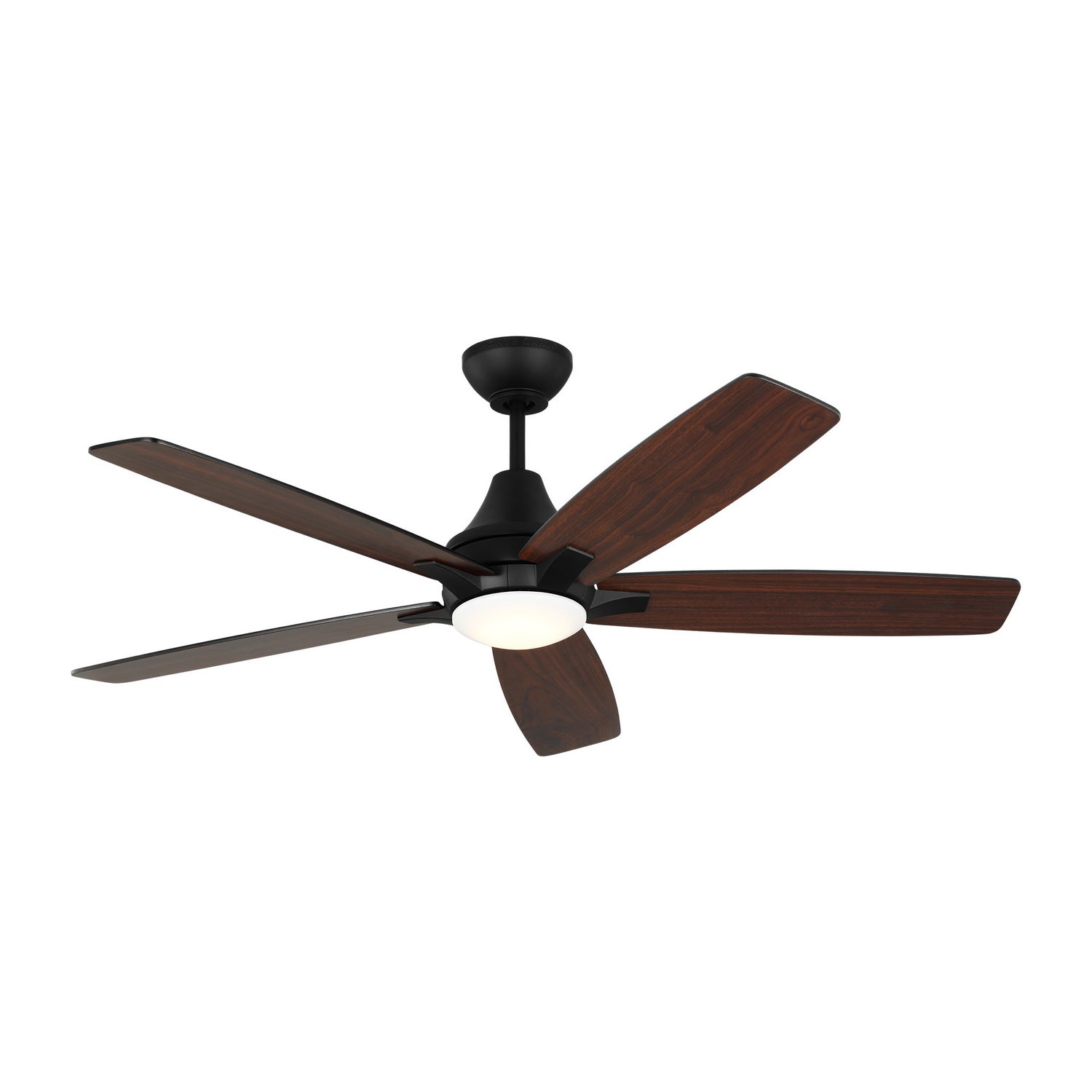 Generation Lighting - 5LWDR52MBKD - 52" Ceiling Fan - Lowden - Midnight Black