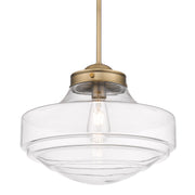 Golden - 0508-L MBS-CLR - One Light Pendant - Ingalls - Modern Brass