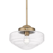 Golden - 0508-M MBS-CLR - One Light Pendant - Ingalls - Modern Brass