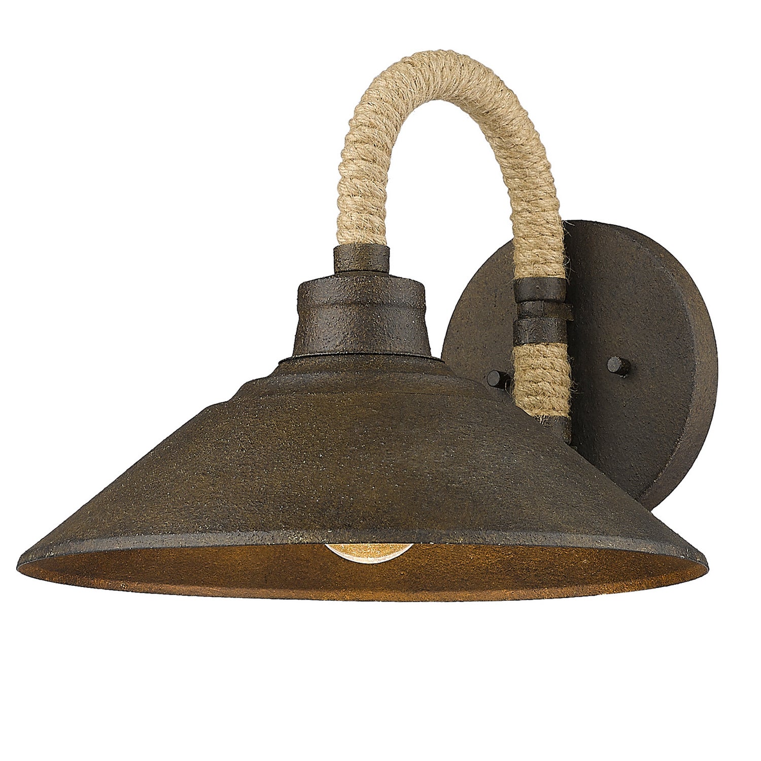 Golden - 3318-1W DR - One Light Wall Sconce - Journey - Dark Rust