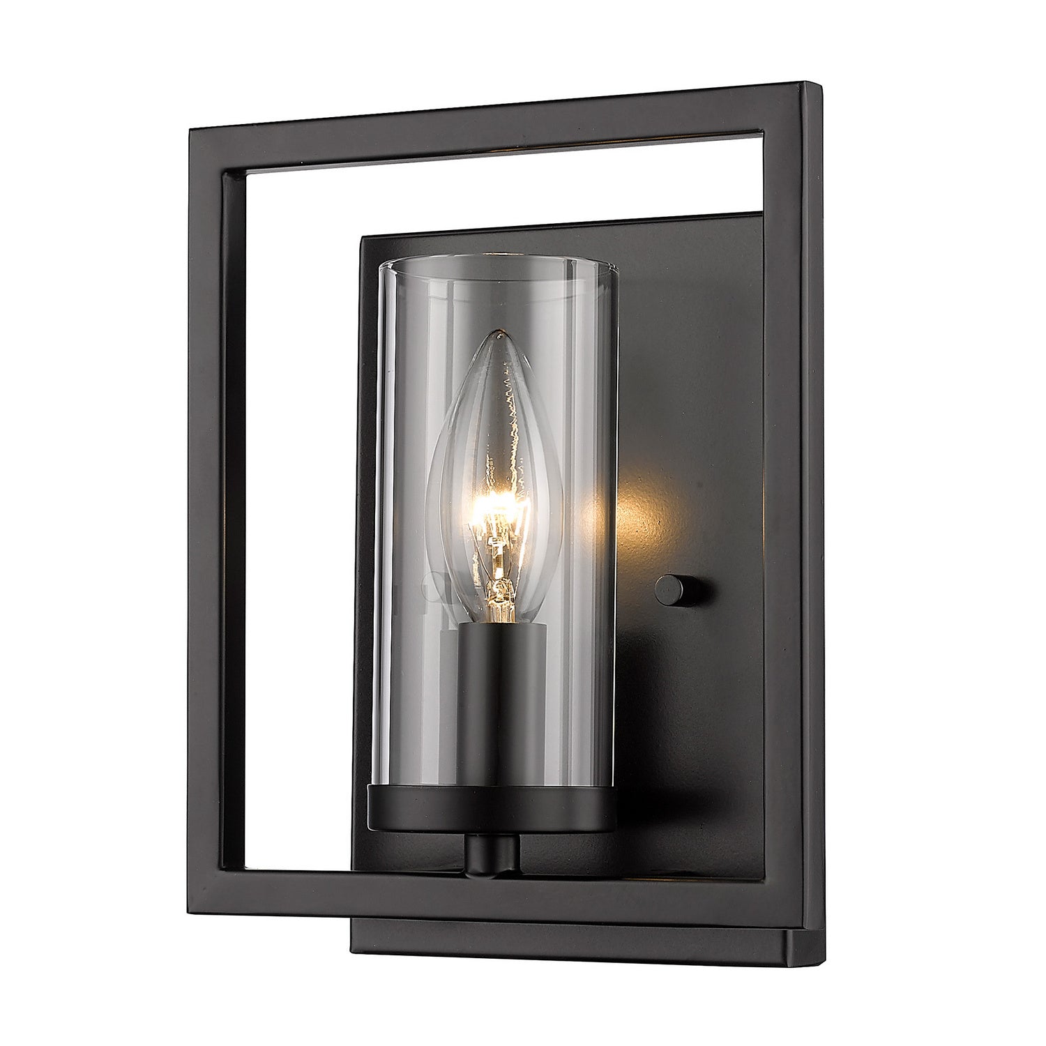 Golden - 6068-1W BLK - One Light Wall Sconce - Marco - Matte Black