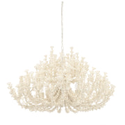 Palecek - 2448-79 - Five Light Chandelier - Seychelles - Off-White
