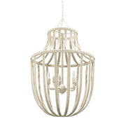 Palecek - 2469-79 - Five Light Chandelier - Paloma - Off-White