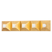 Corbett Lighting - 325-05-VGL - Five Light Bath And Vanity - Max - Vintage Gold Leaf