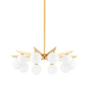 Corbett Lighting - 402-10-VB - LED Chandelier - Astra - Vintage Brass