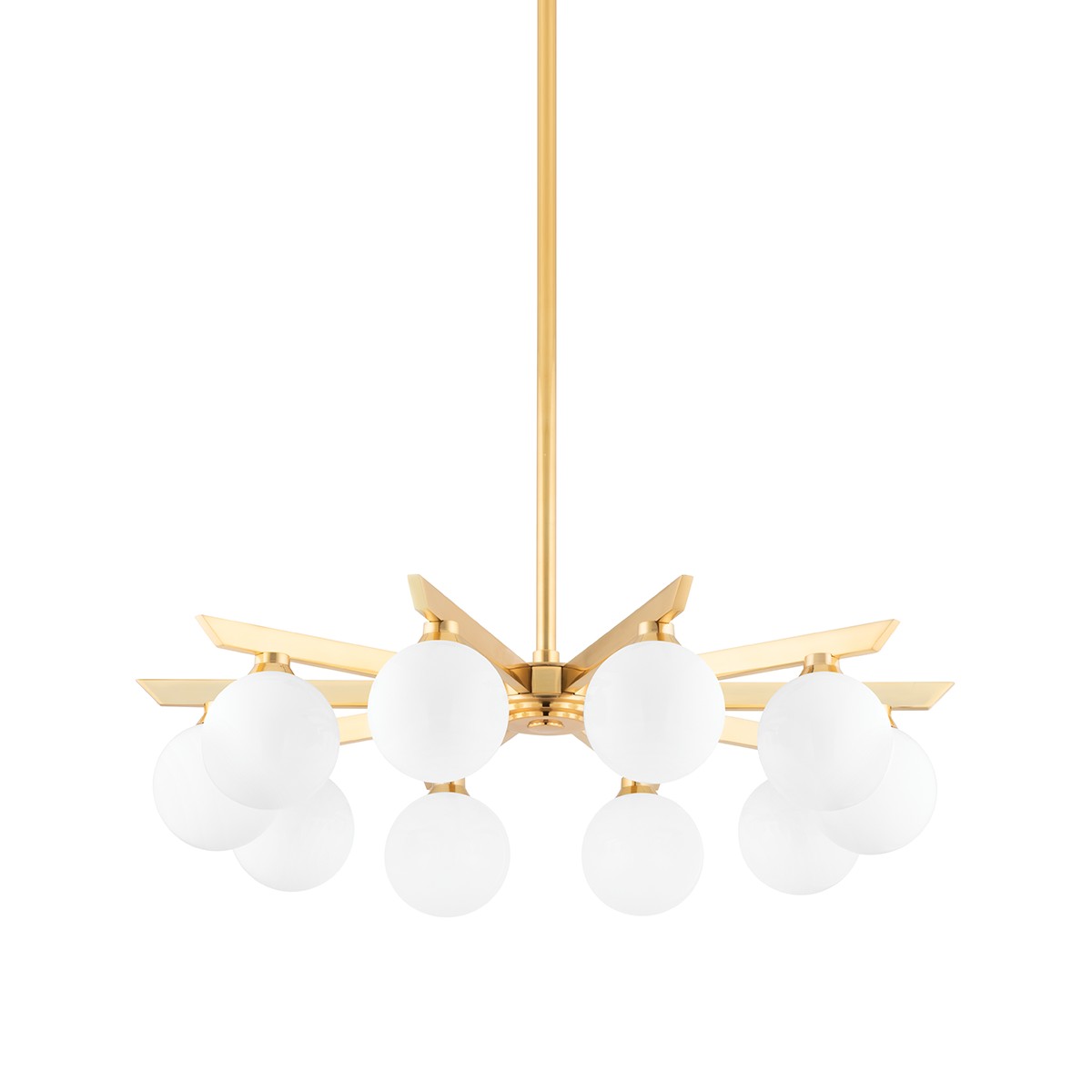 Corbett Lighting - 402-10-VB - LED Chandelier - Astra - Vintage Brass
