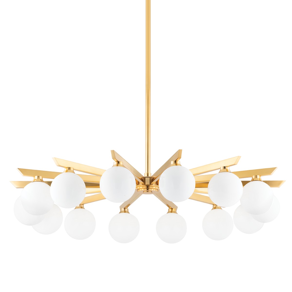 Corbett Lighting - 402-14-VB - LED Chandelier - Astra - Vintage Brass