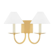 Mitzi - H464102-AGB - Two Light Wall Sconce - Lenore - Aged Brass