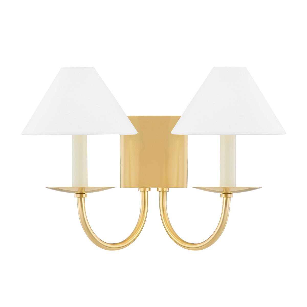 Mitzi - H464102-AGB - Two Light Wall Sconce - Lenore - Aged Brass