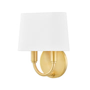 Mitzi - H497102-AGB - Two Light Wall Sconce - Clair - Aged Brass