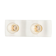 Mitzi - H545302-CWH - Two Light Bath and Vanity - Jillian - Ceramic White