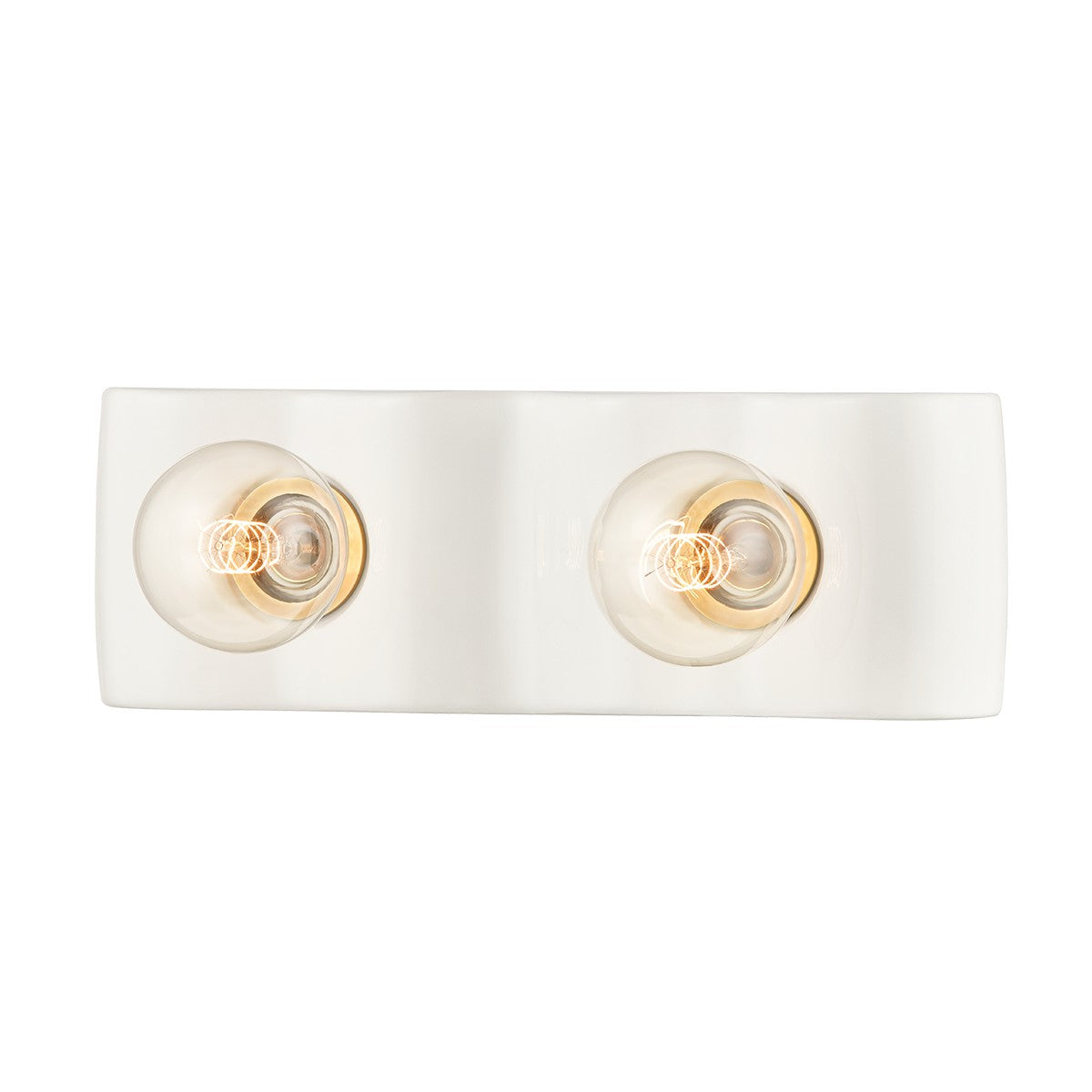 Mitzi - H545302-CWH - Two Light Bath and Vanity - Jillian - Ceramic White