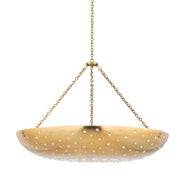 Hudson Valley - 4636-AGB - Nine Light Pendant - Dalton - Aged Brass