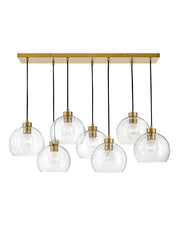 Rumi 7 Light Linear Chandelier