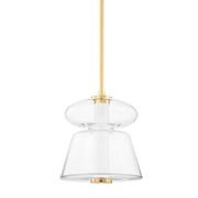 Hudson Valley - 5313-AGB - LED Pendant - Palermo - Aged Brass